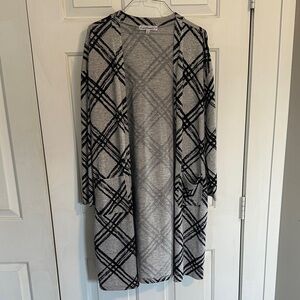 Sweet Violet black and grey cardigan size small